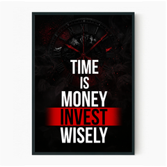 Time Investment - Black Frame