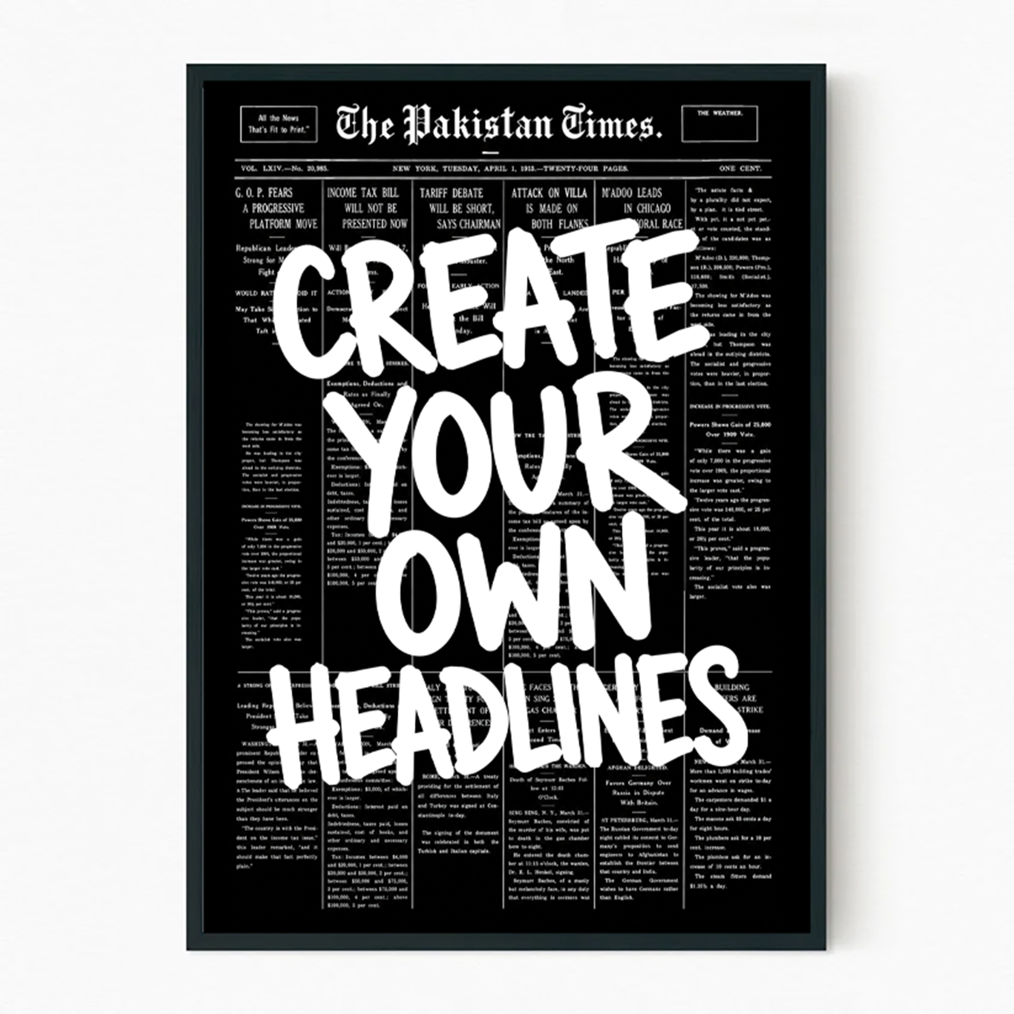 Create Your Own Headlines