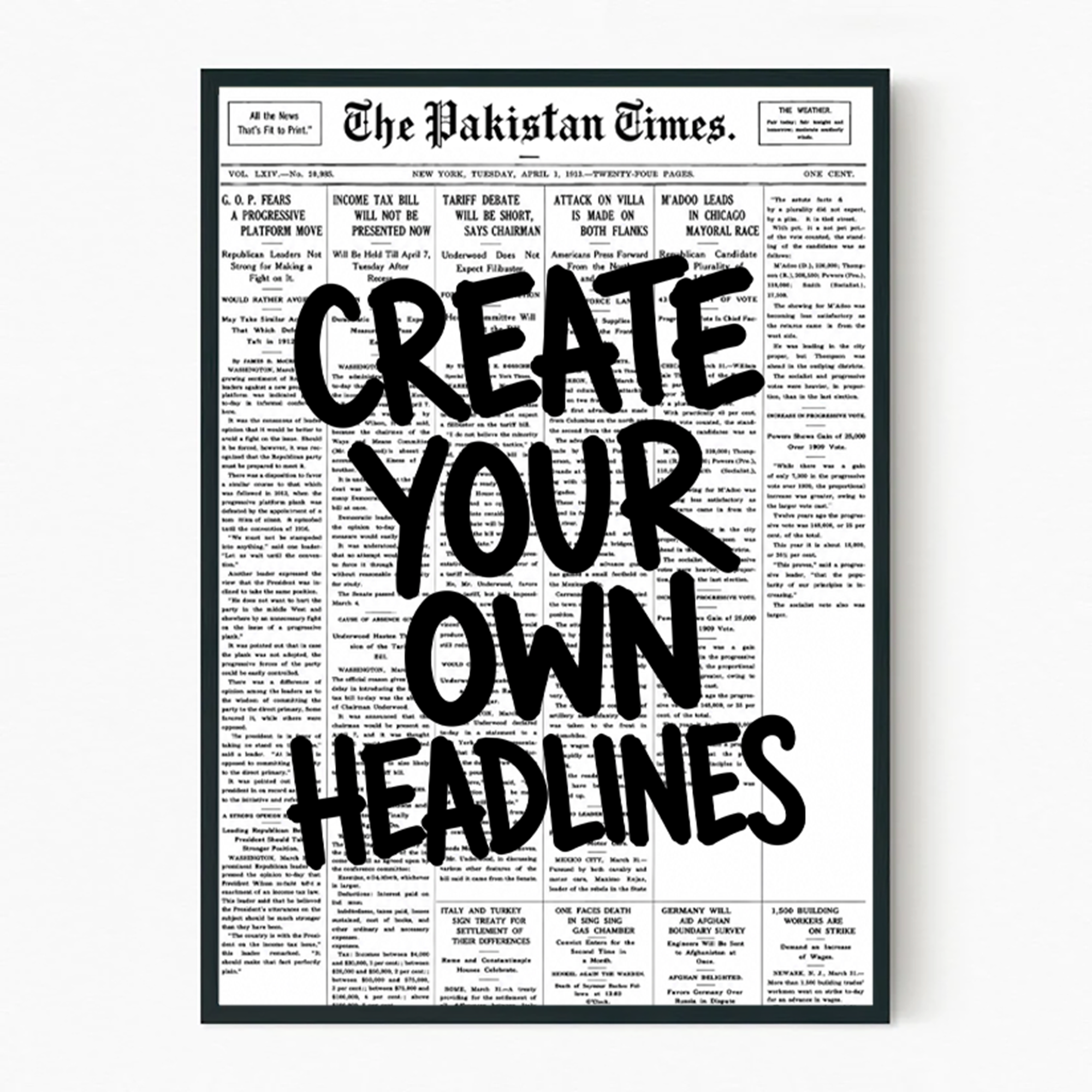 Create Your Own Headlines