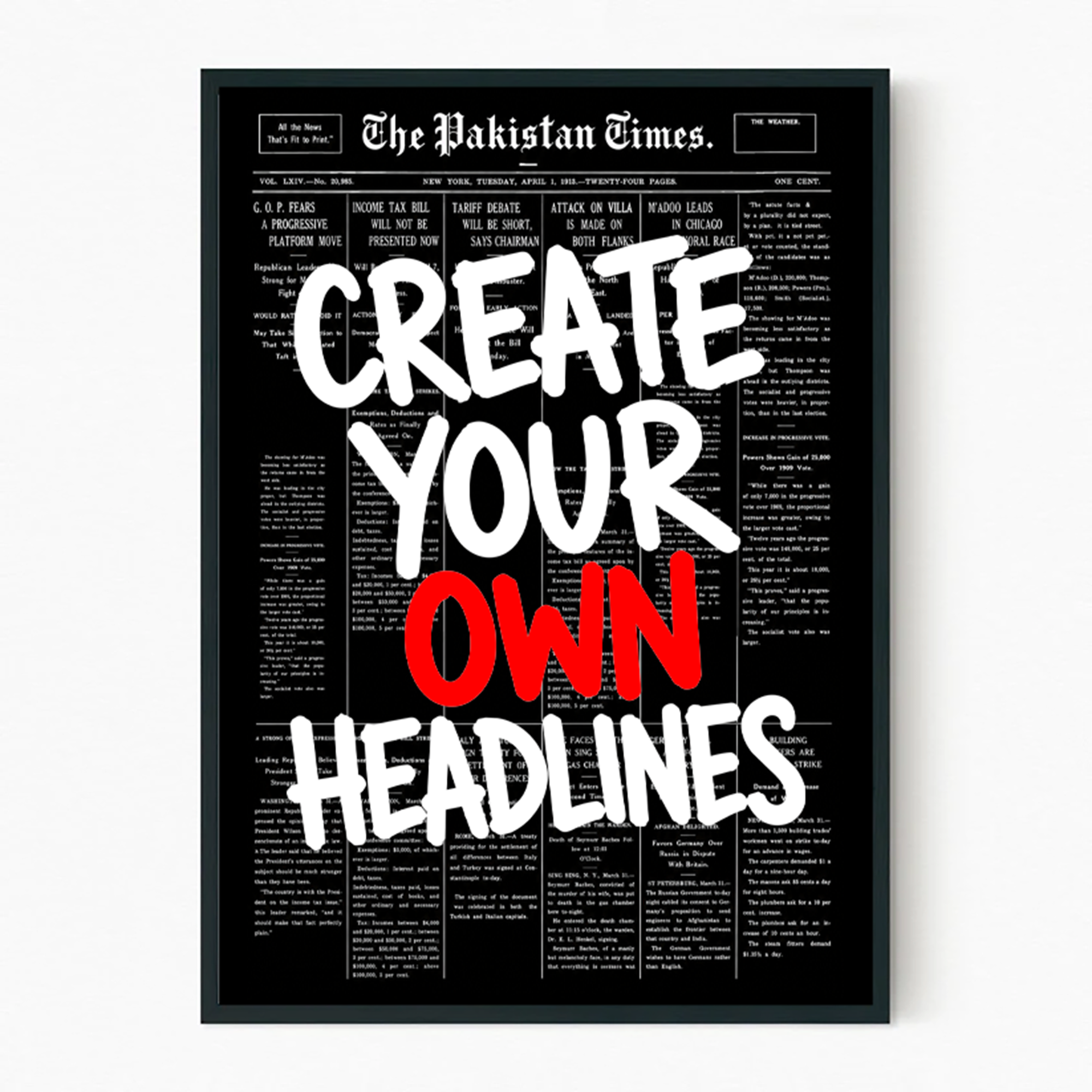 Create Your Own Headlines