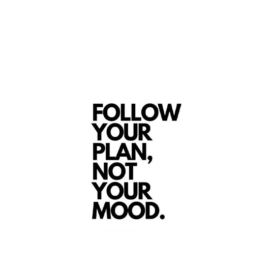 Follow Your Plan
