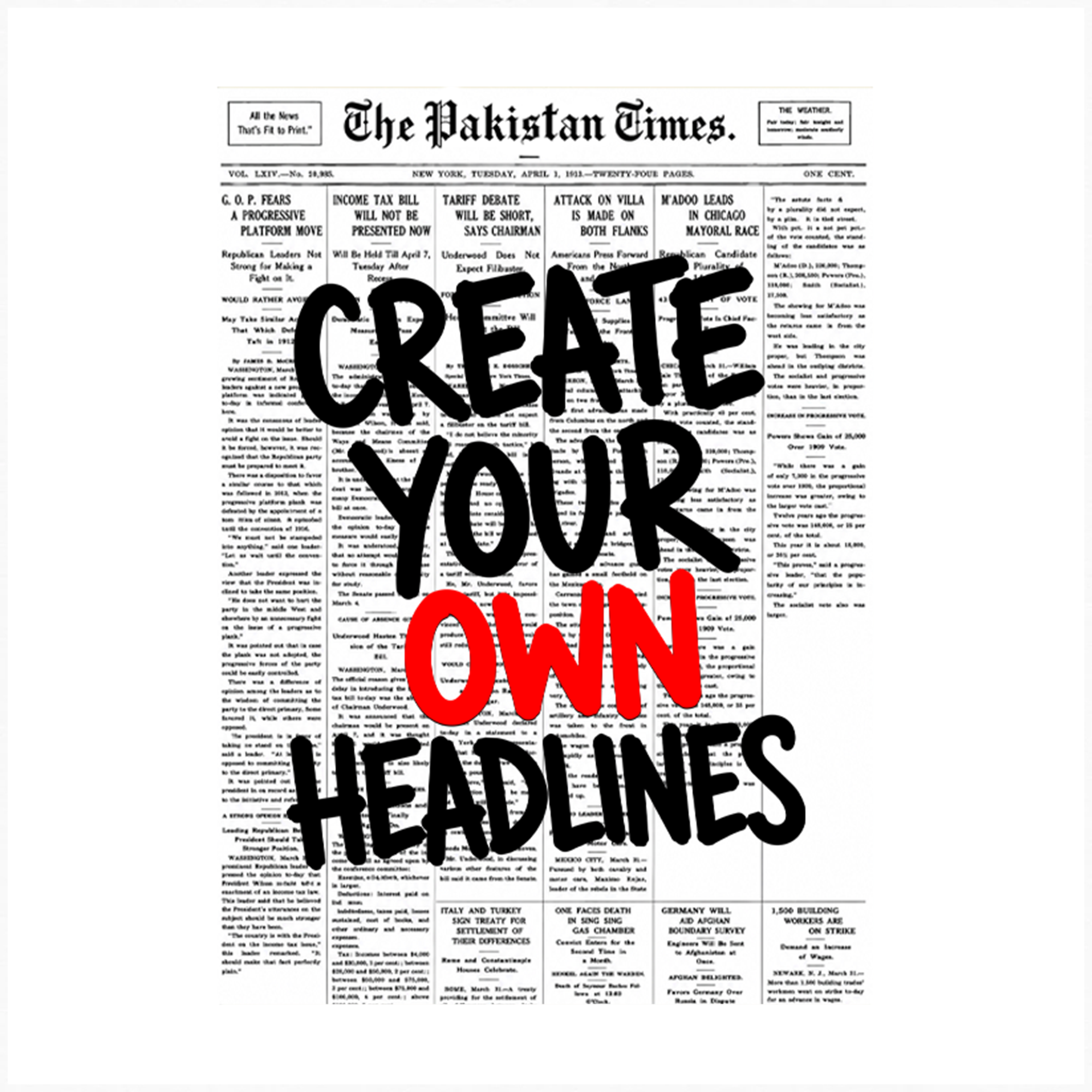 Create Your Own Headlines