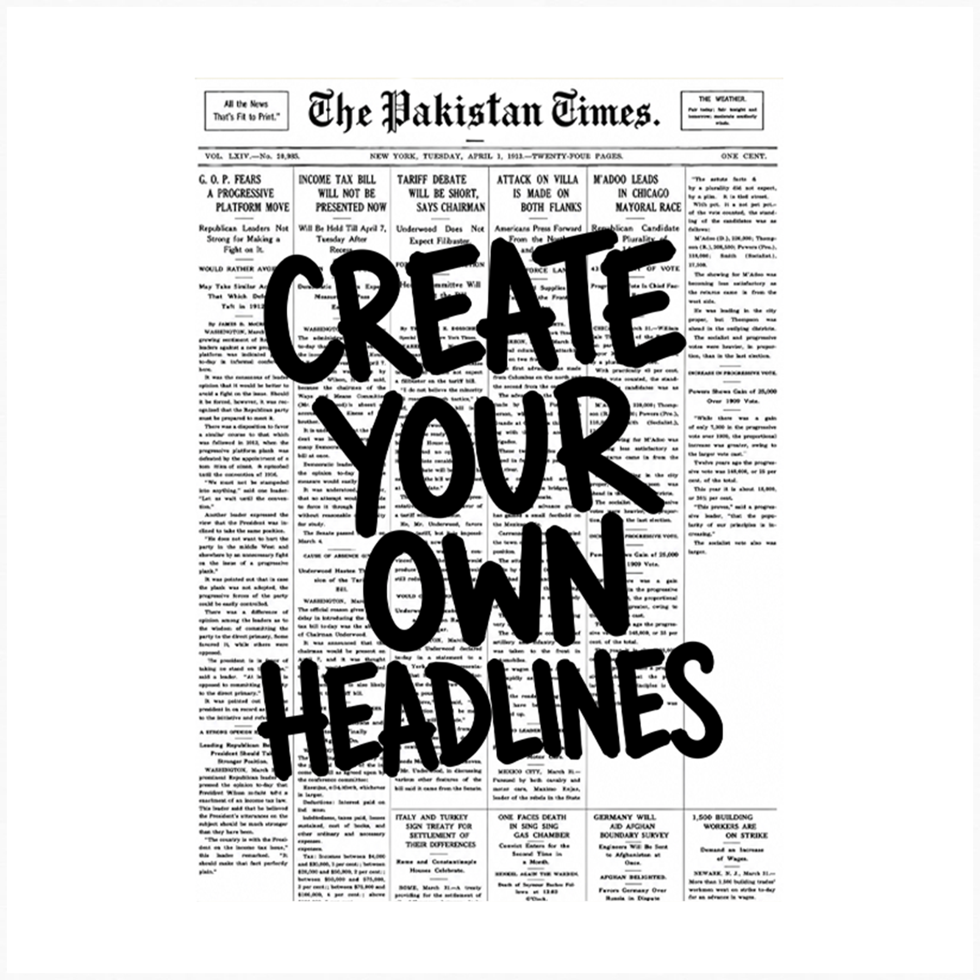Create Your Own Headlines