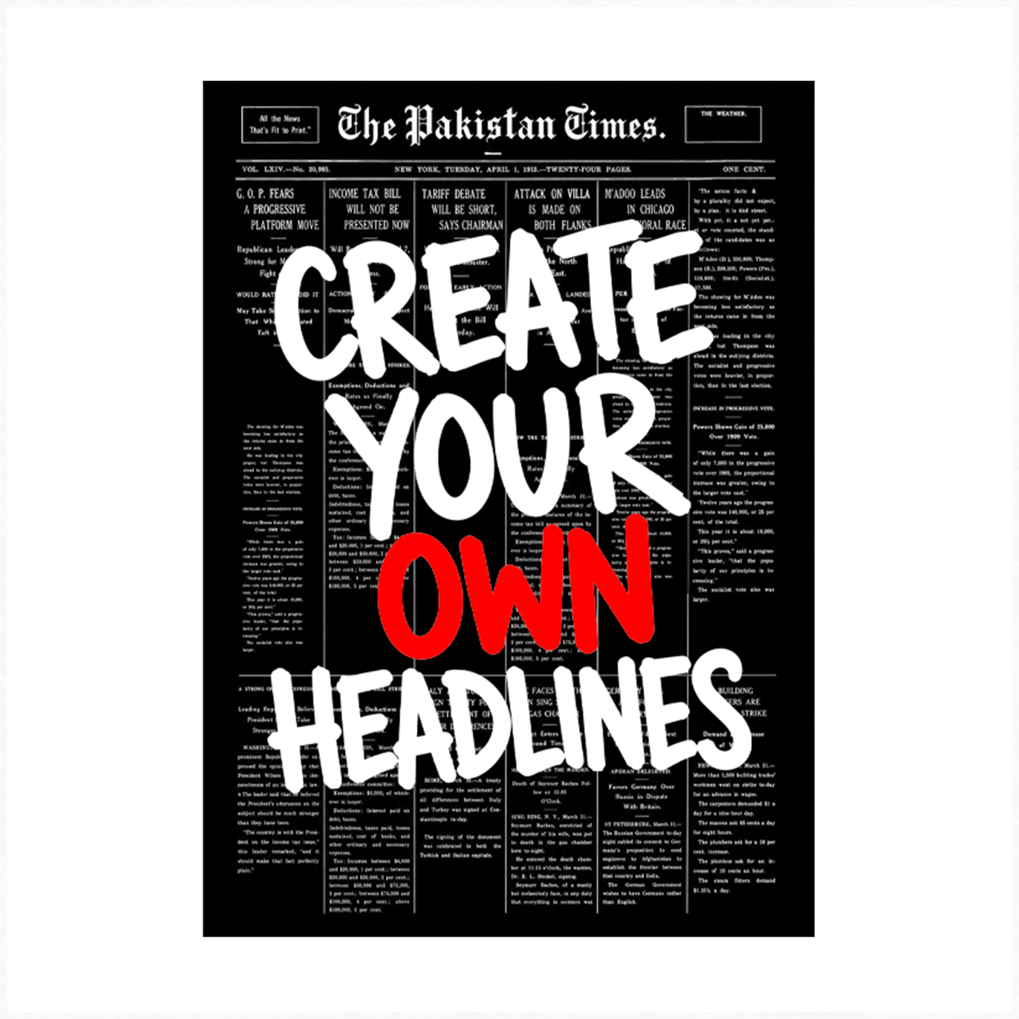 Create Your Own Headlines