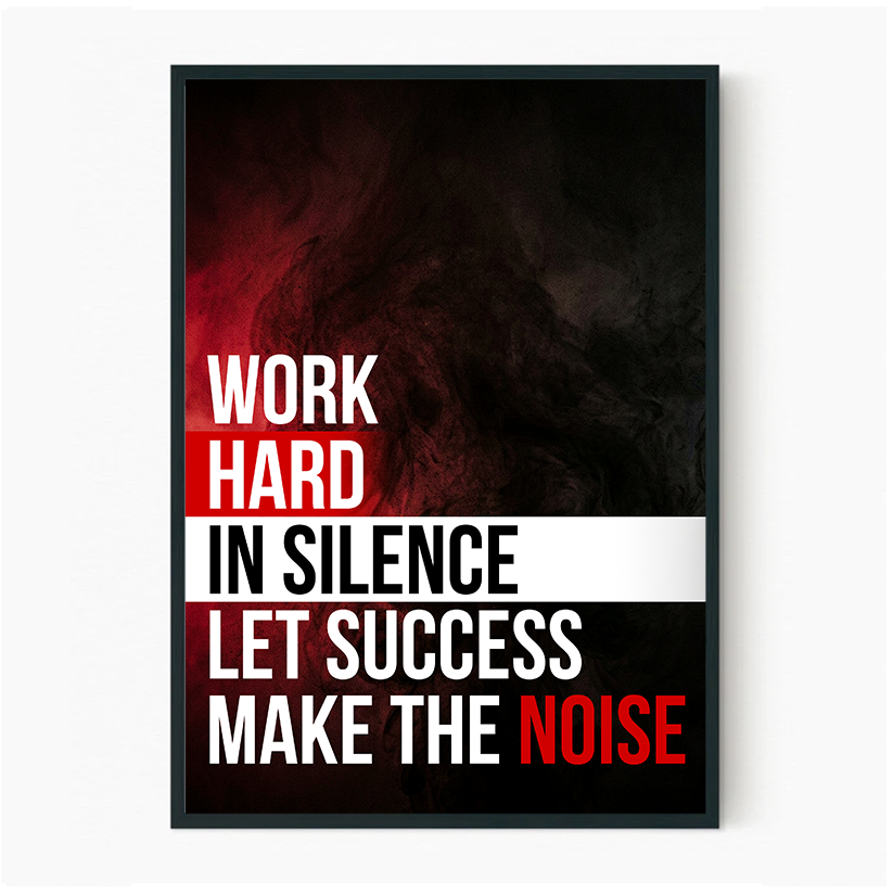 Silent Hustle - Black Frame