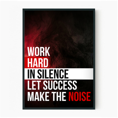 Silent Hustle - Black Frame