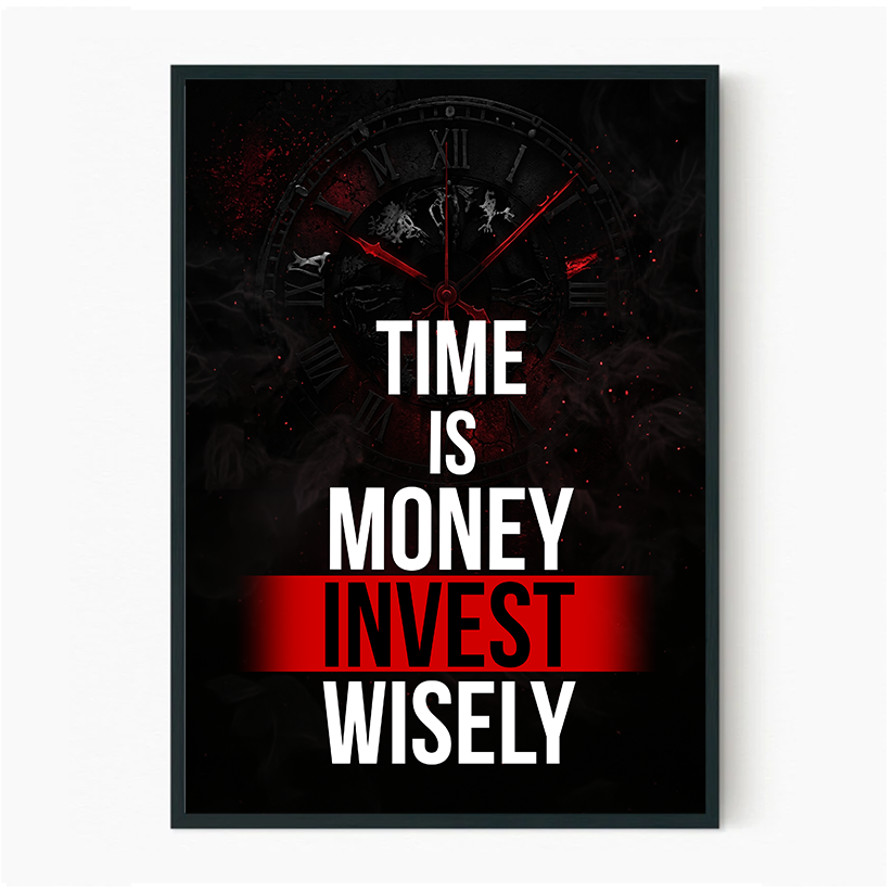 Time Investment - Black Frame