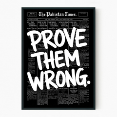 Prove Them Wrong